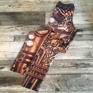 Leggings, Steampunk, L (Size 14-16)